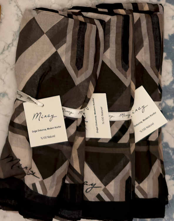 Striped Shawl with Miray