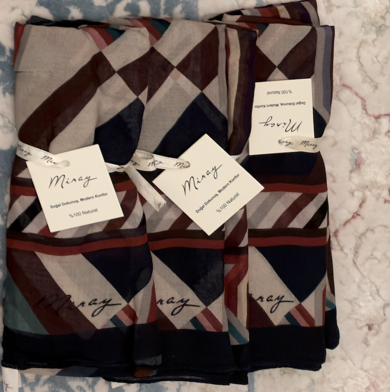 Striped Shawl with Miray
